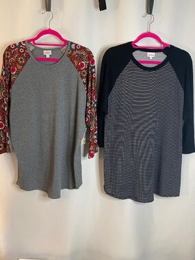2 Lularoe Randy Shirts, 3XL